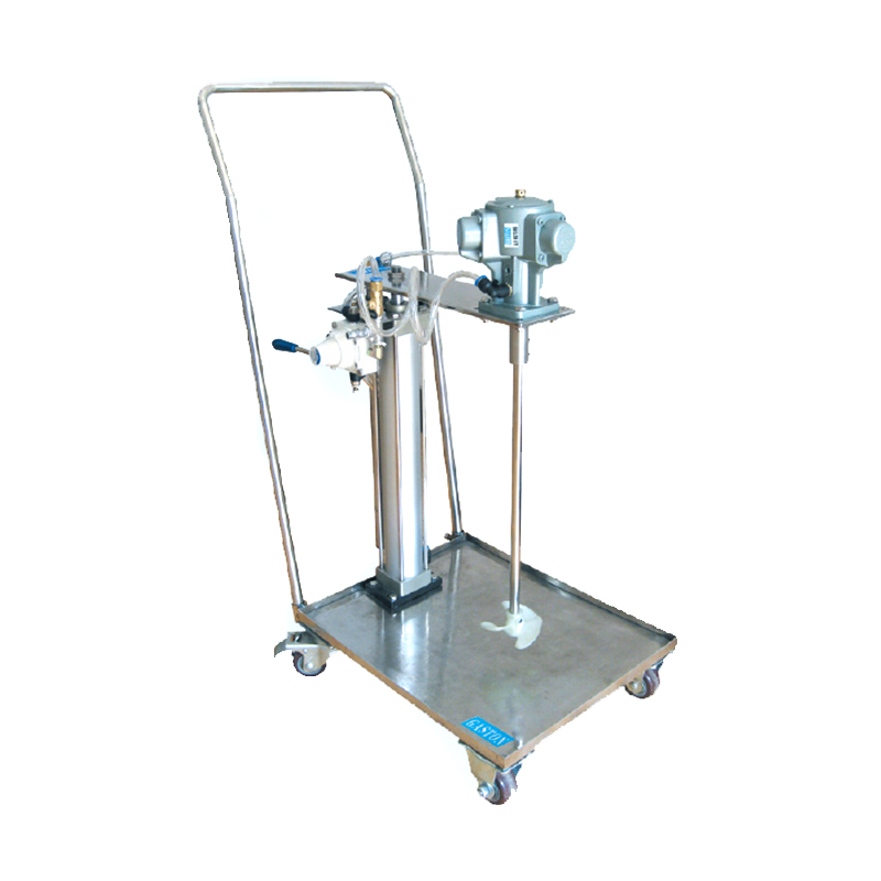 The QD-A-SUS-D1 Gaston trolley-type pneumatic lifting mixer